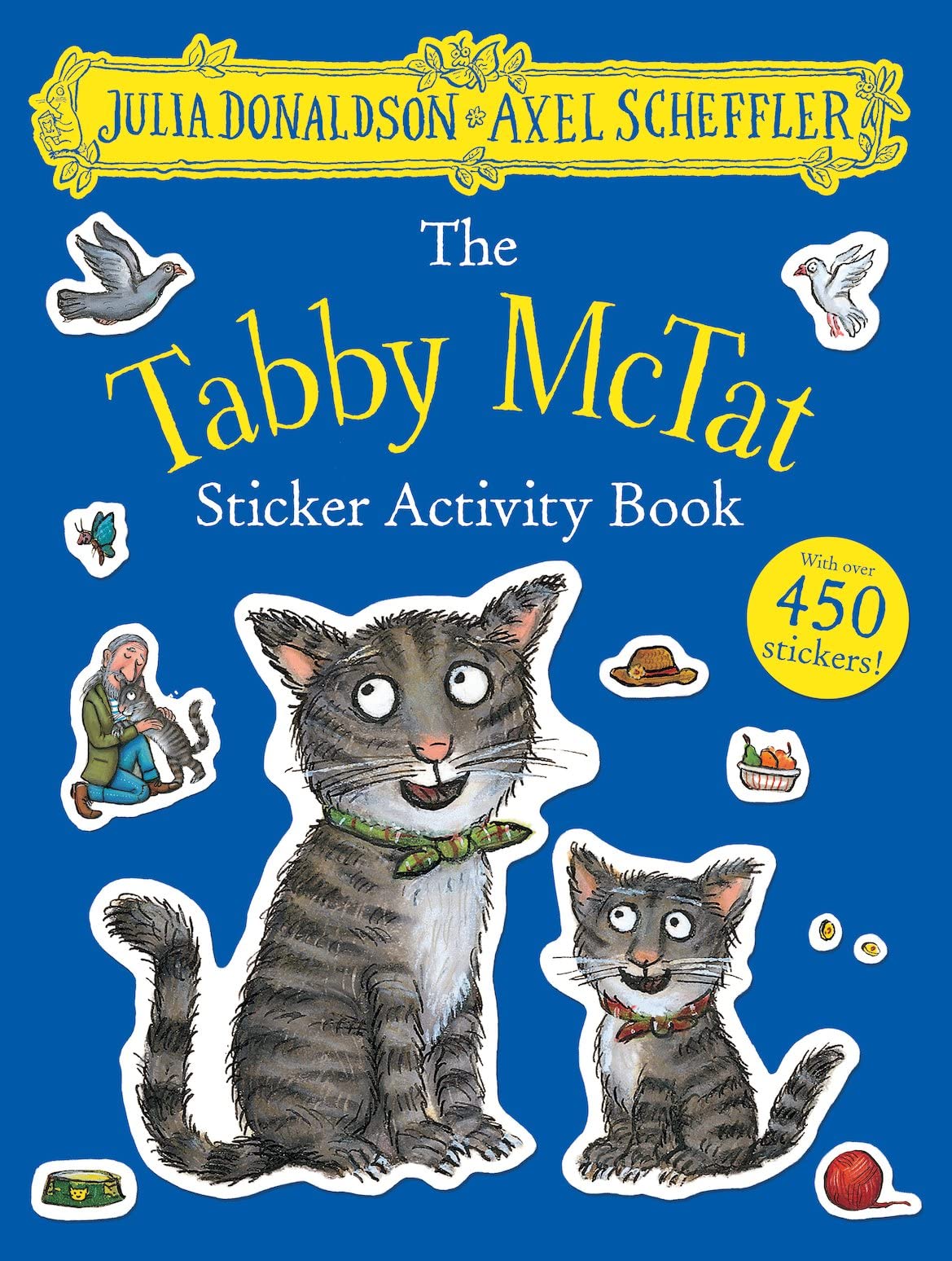 The Tabby McTat Sticker Activity Book: Packed with mazes, dot-to